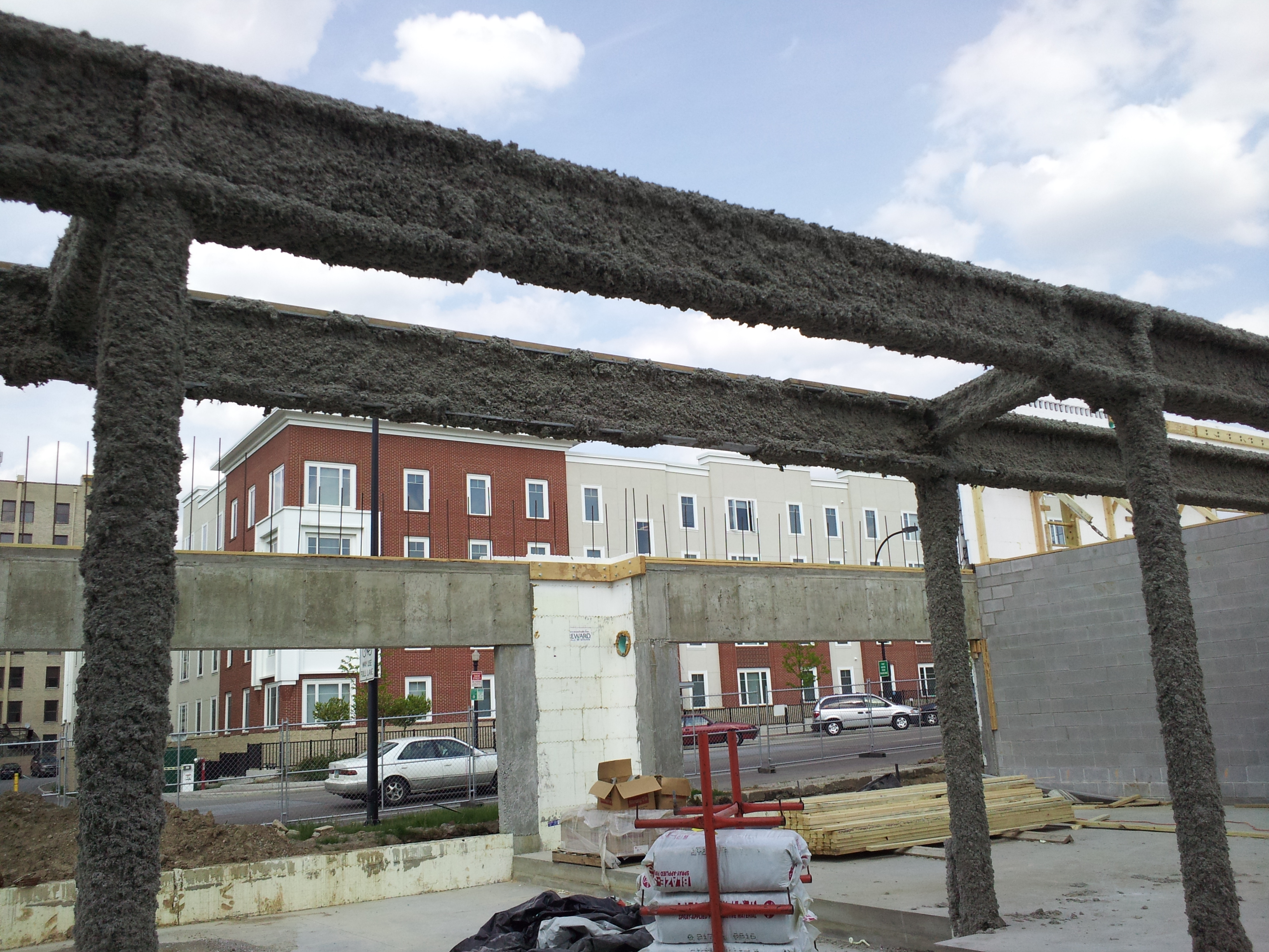 Spray fireproofing project in Ohio